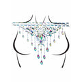 Choker adhesive body jewels st - O/S / CLEAR