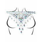 Choker adhesive body jewels st - O/S / CLEAR