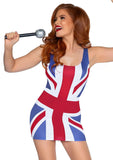 British flag dress. - MED/LGE / MULTICOLOR