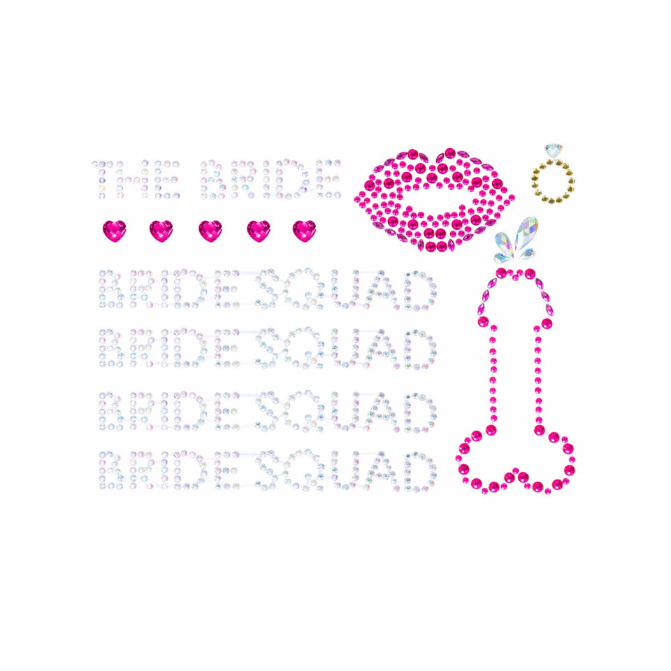 Bride Squad adhesive body jewe - O/S / MULTICOLOR