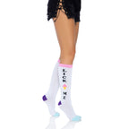 Lick Me knee socks. - O/S / MULTICOLOR