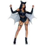 2 PC Midnight Bat, includes zi - SMALL / BLACK