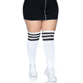 Over the knee athletic socks.