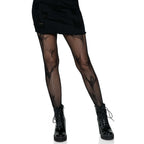 Spooky ghost fishnet tights.