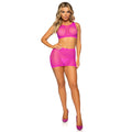 2 PC Crochet net tank crop top