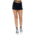 Diamond Net Footless Tights O/