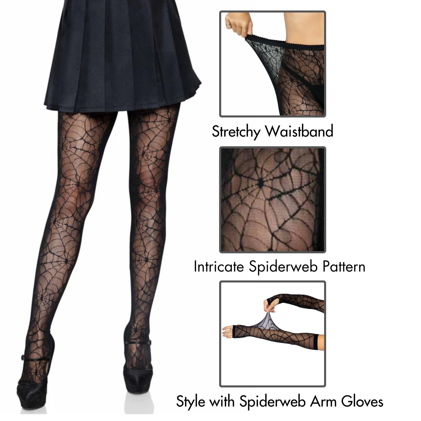 Spiderweb Lace Tights