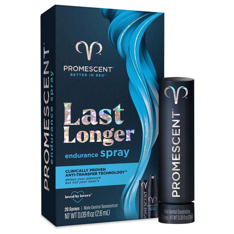 Promescent Desensitizing Delay Spray for Men Clinically Proven to Help You Last Longer in Bed - Better Maximized Sensation + Pro