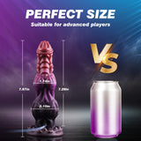 7.87 '' Alien Dildo Monster Animal Dildo Fantasy Wolf Dildo with Strong Suction Cup, Fat Dildo Strap on Compatible Women Sex Toy