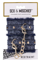 Ss S&M Cougar Fur Handcuffs