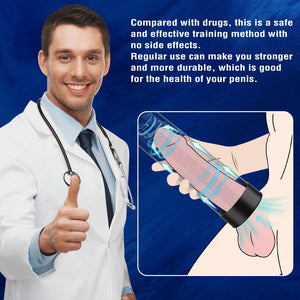Penis Pump Sex Toys for Men,9 Pcs Vacuum Pene Enlargement Male Sex Toys Kit,for Men Stronger Lasting Bigger Erections with Mastu