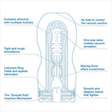 Tenga Cool Original Vacuum Cup, Blue