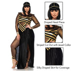 3Pc.Nile Queen,Catsuit,Cut Out