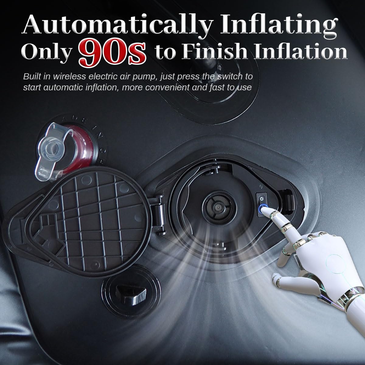 Sex Furniture for Couples BDSM, Inflatable Sex Bondage Sofa Chair with Built-in Air Pump, G Spot Position Pillow Ramp Cushion Se