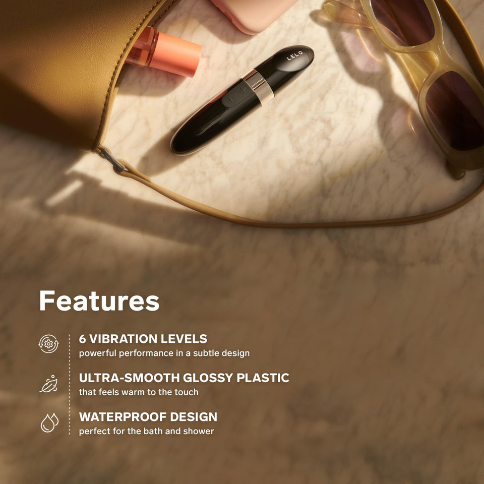 Lelo Mia 2 Lipstick Vibrator For Women, Usb Rechargeable, Spontaneous And Discreet For Women, Deep Rose