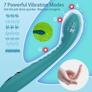 Clitoris G-Spot Vibrators for Women Pleasure - Adult Sex Toys Nipple Clitoral Anal Massager with 10 Powerful Vibrating Modes, Wa