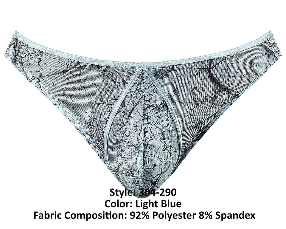 Marble Mesh Moonshine Jock Light Blue S/M