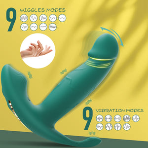 Sex Toys Remote Control Vibrator - Wearable App Control G Spot Vibrator with 9 Wiggling & 9 Vibration, Sex Toys for Women, Anal