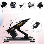 Sex Machine Fuck Machine with 3XLR Connector,Dildo Machine with Realistic Dildo, Love Machine Sex Toys 7 Attachments with Suctio