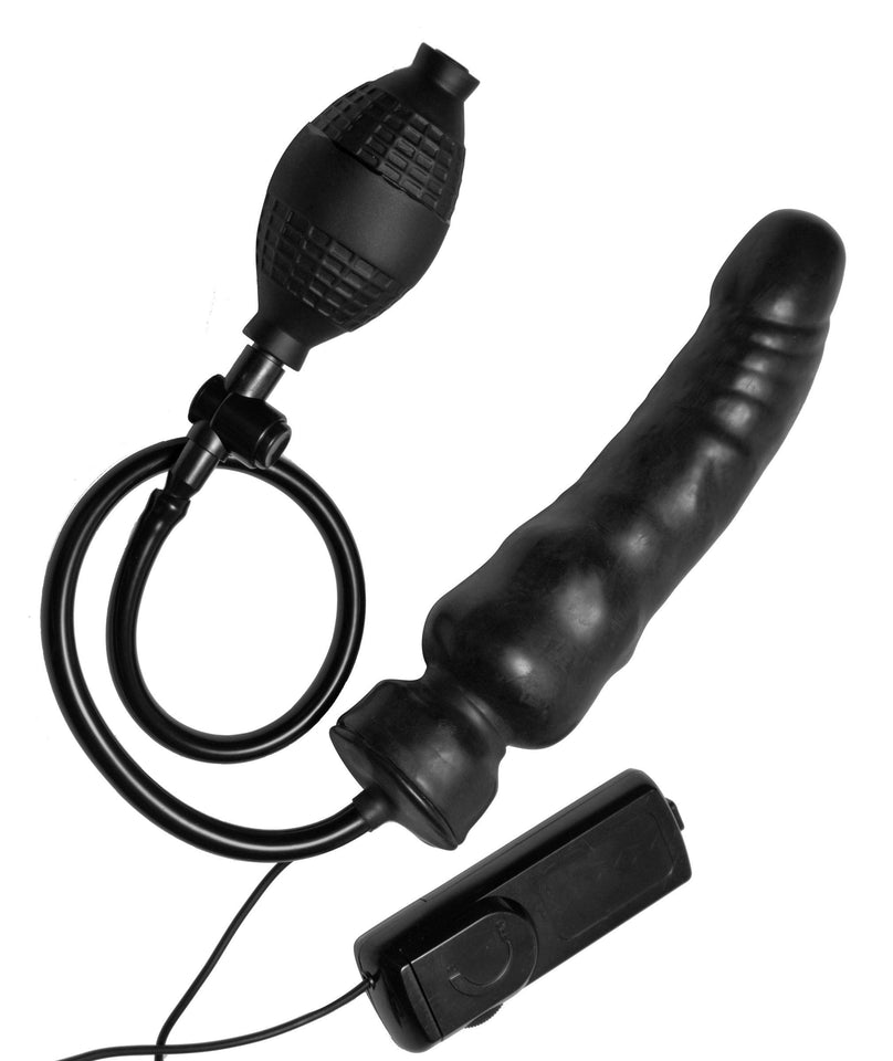 Master Series Ravage Vibrating Inflatable Dildo