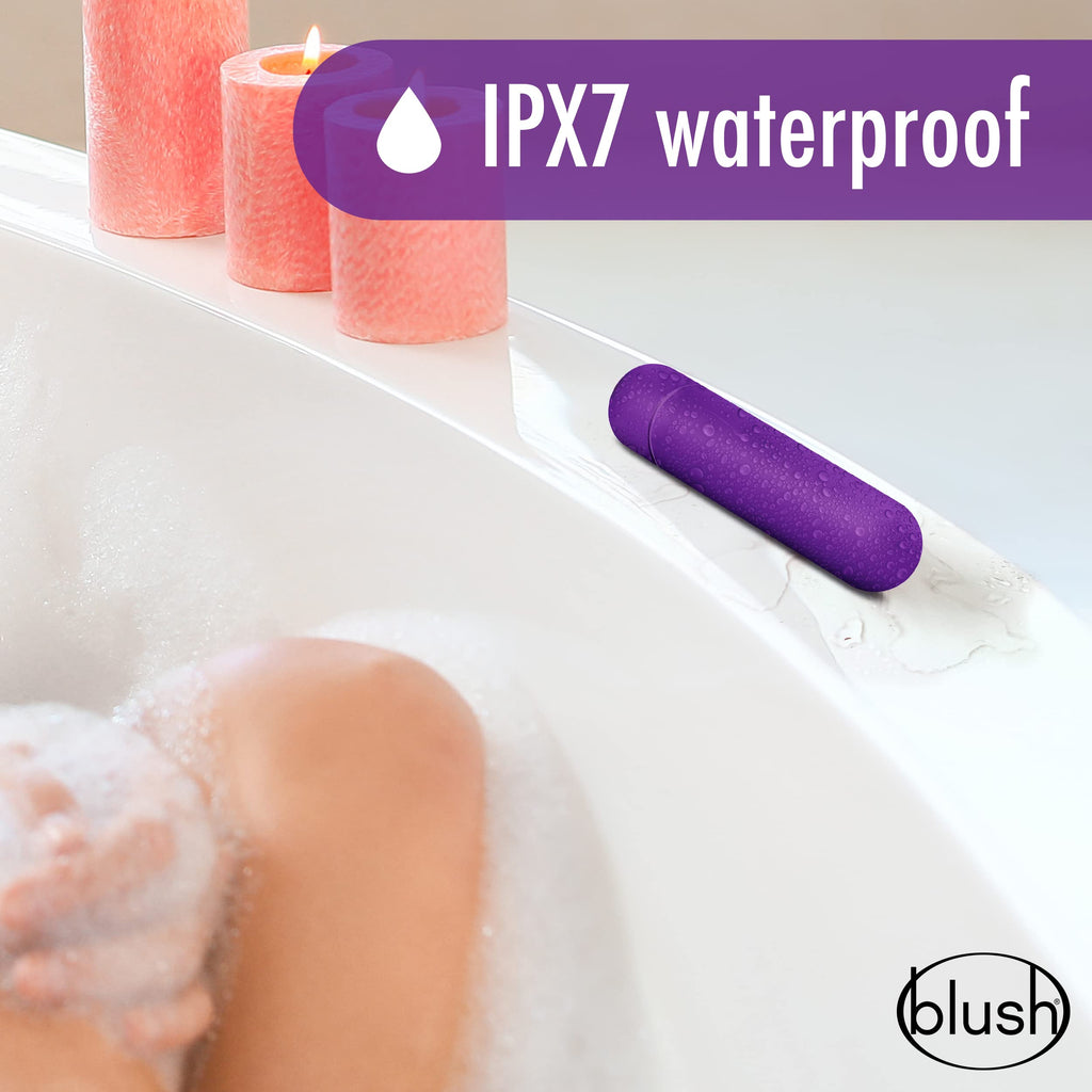 Blush Play With Me Cutey Vibe - 10 Vibrating Functions Mini Bullet Vibrator - Travel Size - Mini Bullet For Women Pleasure - Discreet Pocket Stimulator - Waterproof - Sex Toy For Adults - Purple