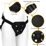 9 inch Strap on Dildo with Harness, Wearable Realistic Silicone Dildo Adult Sex Toy for Female Masturbation Women Gay, Flesh