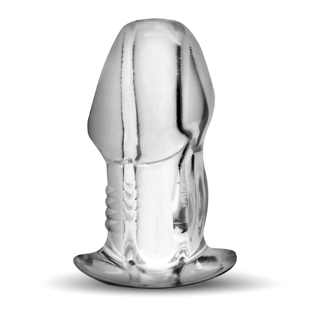 Master Series Dicked Clear HollowPlug XL