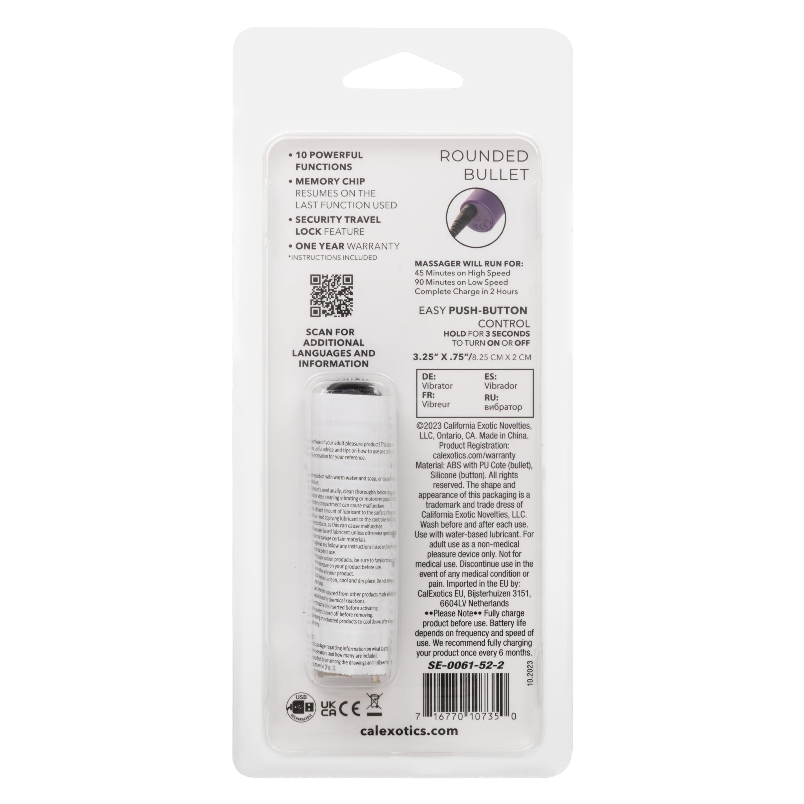 Turbo Buzz Round Bullet Purple
