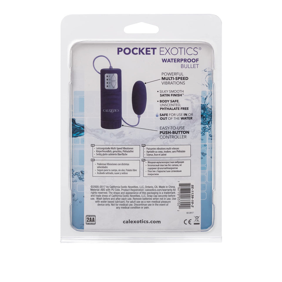 california Exotics Waterproof Pocket Exotics Bullet Vibe
