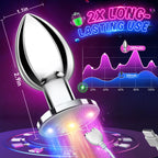 Yolodit Small Size Butt Plug - Womens Sex Toys with App Remote Control Vibrator 10 Vibrating Modes, Adult Sex Toys Female Sex To