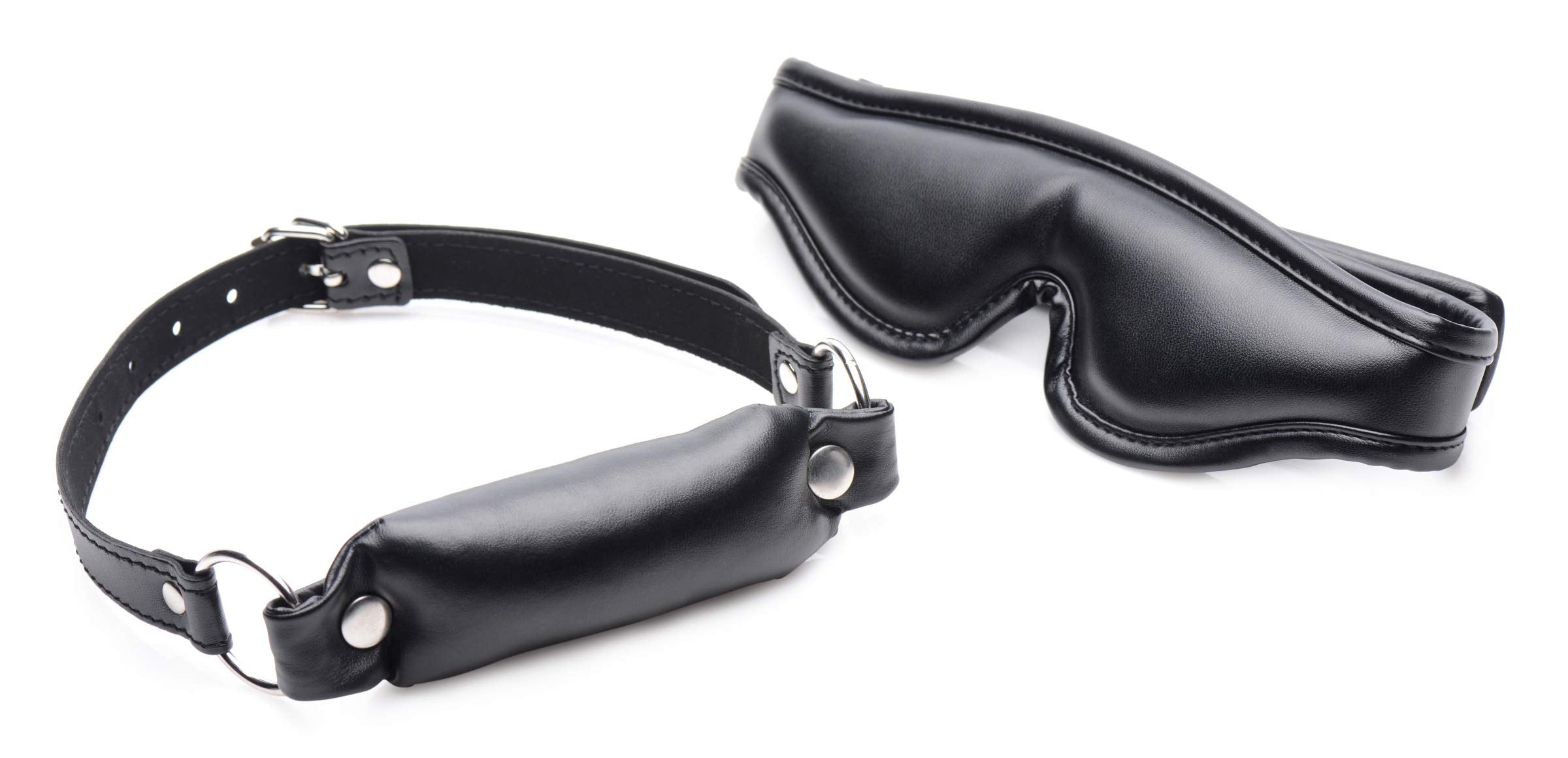 St Padded Blinfold And Gag Bit