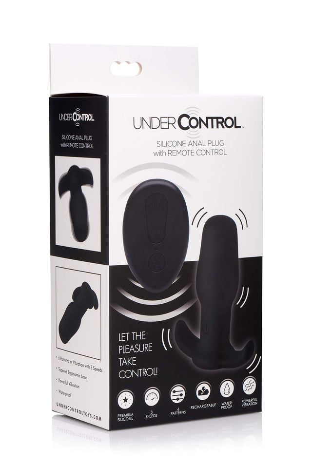 Under Control Silicone Anal Plug, 1 Count