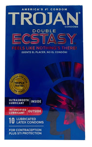 Trojan Double Ecstasy Condoms (10Pk)