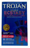 Trojan Double Ecstasy Condoms (10Pk)