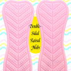 Spanking Paddle for Sex Play Textured Rubber Palm-Leaf Fan Shaped Slapper with Bumps Flexible Flirt Toy for SM Bondage Game Adul