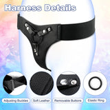 Adult Sex Toys Harness Dildos - Adult Sex Toy for Women Strap-on Dildos with Adjustable Waist, Female Sex Toys Silicone Dildos V