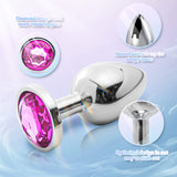 Yolodit Anal Plug Adult Sex Toy,Jeweled Anal Toys Adult Sex Toys Games Butt Plug,Personal Anal Plug Sex Toy for Adult Women,Men