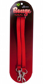 Sportsheets Rouge Cruelty Free Tethers, Red