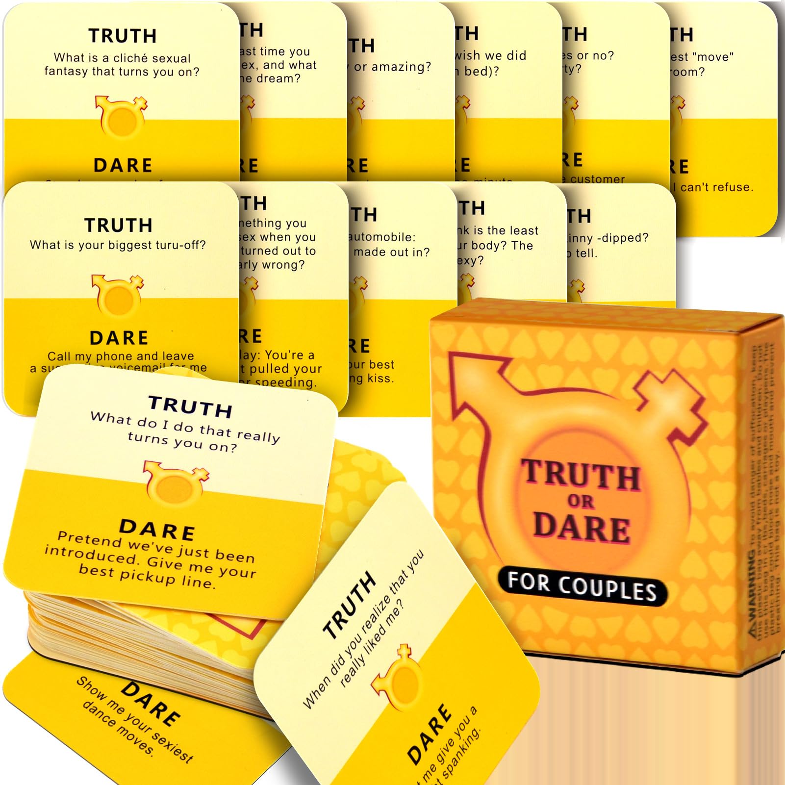 MEBAULT Truth or Dare Sex Card Game Intimacy Deck Sex Toy Adventurous Playing Cards Erotic Bedroom Game for Couple Lover