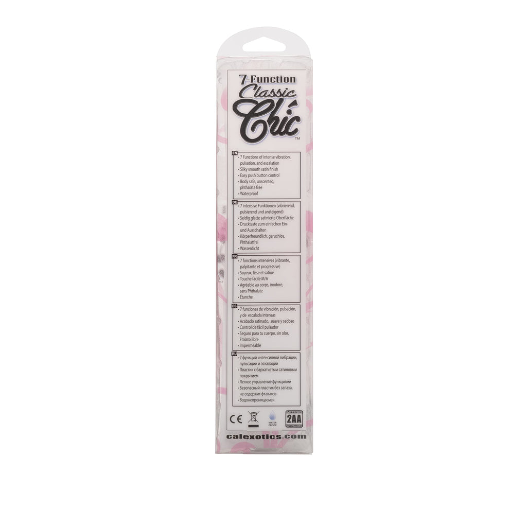 Calexotics 7 Function Classic Chic, 6" , Pink