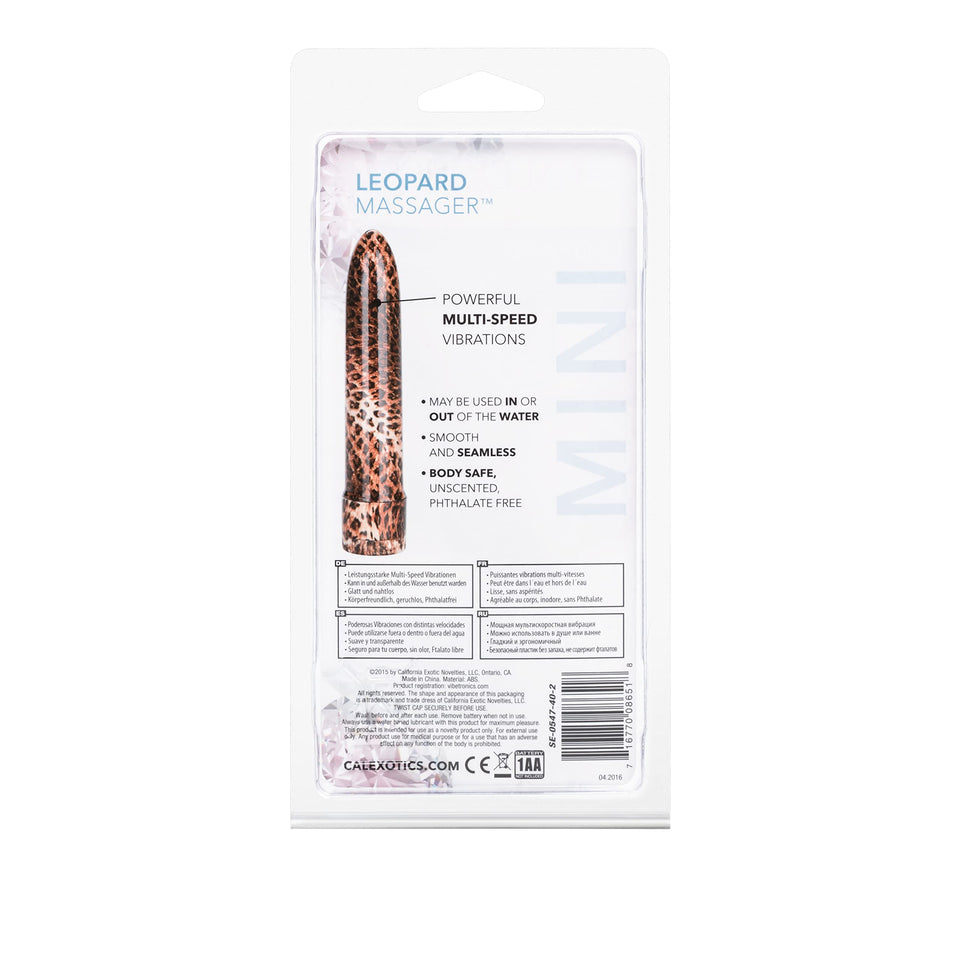 CalExotics Leopard Massager, Animal