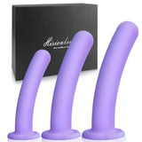 Dildo Anal Plug Trainer Kit, 3 Sizes Butt Plugs Training Silicone Dildo with Strong Suction Cup Anal Toys Prostate Vaginal G Spo