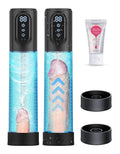 Water Penis Pump Sex Toys - Male Electric Penis Enlargement Extend Pump with 3 Automatic Suction Modes & 3 Intensities for Men S