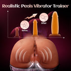 BIG SHOCKED 12 Vibrating Sex Doll, Male Sex Toy for Men Automatic Male Masturbator Mens Sex Dolls Electric Penis Pump Pocket Pus