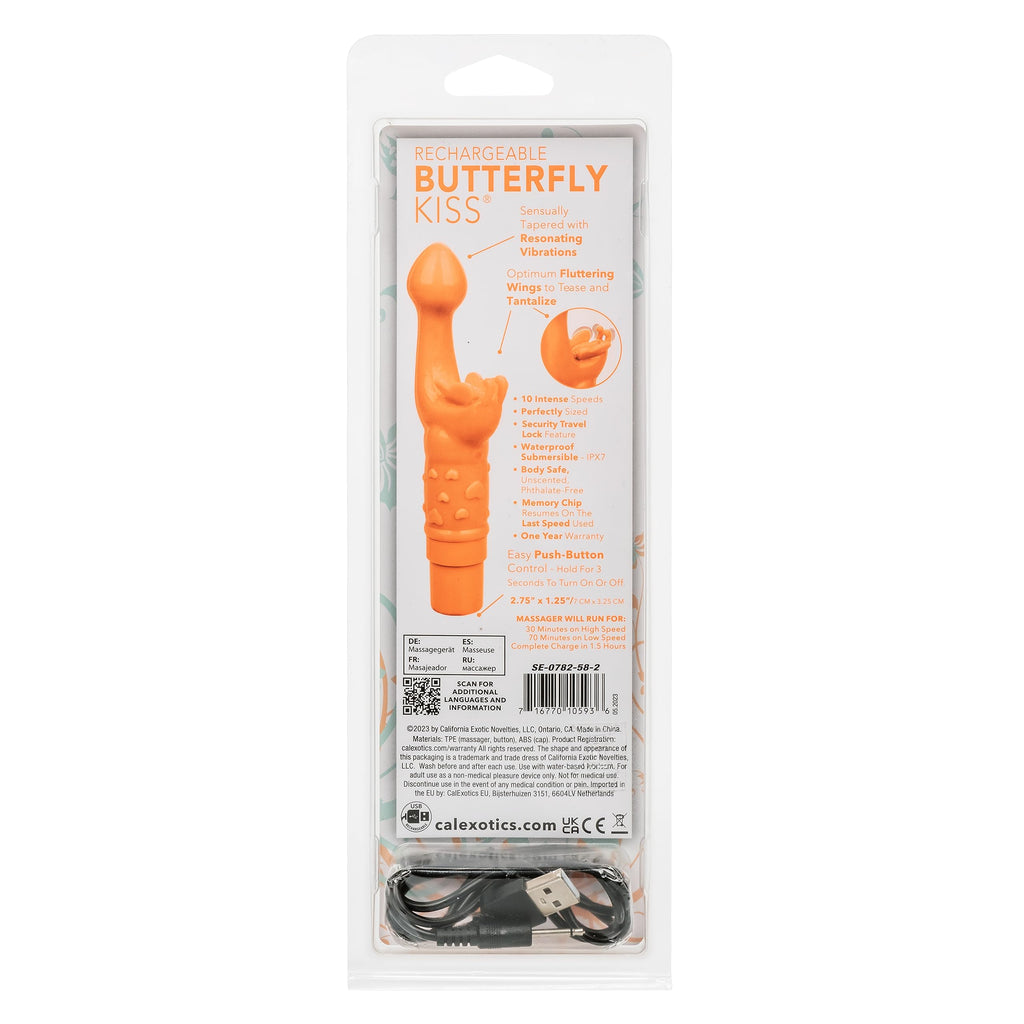 Rechargeable Butterfly Kiss Orange