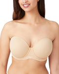 Wacoal womens Red Carpet Full Busted Strapless Convertible Bra, Sand, 34DD