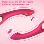 FBAUMSX G Spot Vibrator Sex Toys - Ergonomics Curved Clitoral Anal Vibrators Stimulator Dildo, Adult Sex Toys with 10 Powerful V