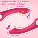 FBAUMSX G Spot Vibrator Sex Toys - Ergonomics Curved Clitoral Anal Vibrators Stimulator Dildo, Adult Sex Toys with 10 Powerful V