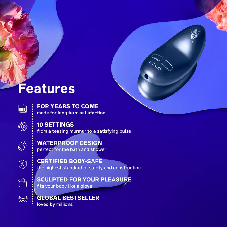 Lelo Nea 3 Mini Bullet Vibrator For Woman Female Vibrator Mini Clitoris Vibrator Discreet With 10 Pleasure Settings And Varying