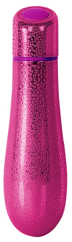 Bms Rain 7 Function Textured Bullet Waterproof Vibrator, Silver, 3 Inch